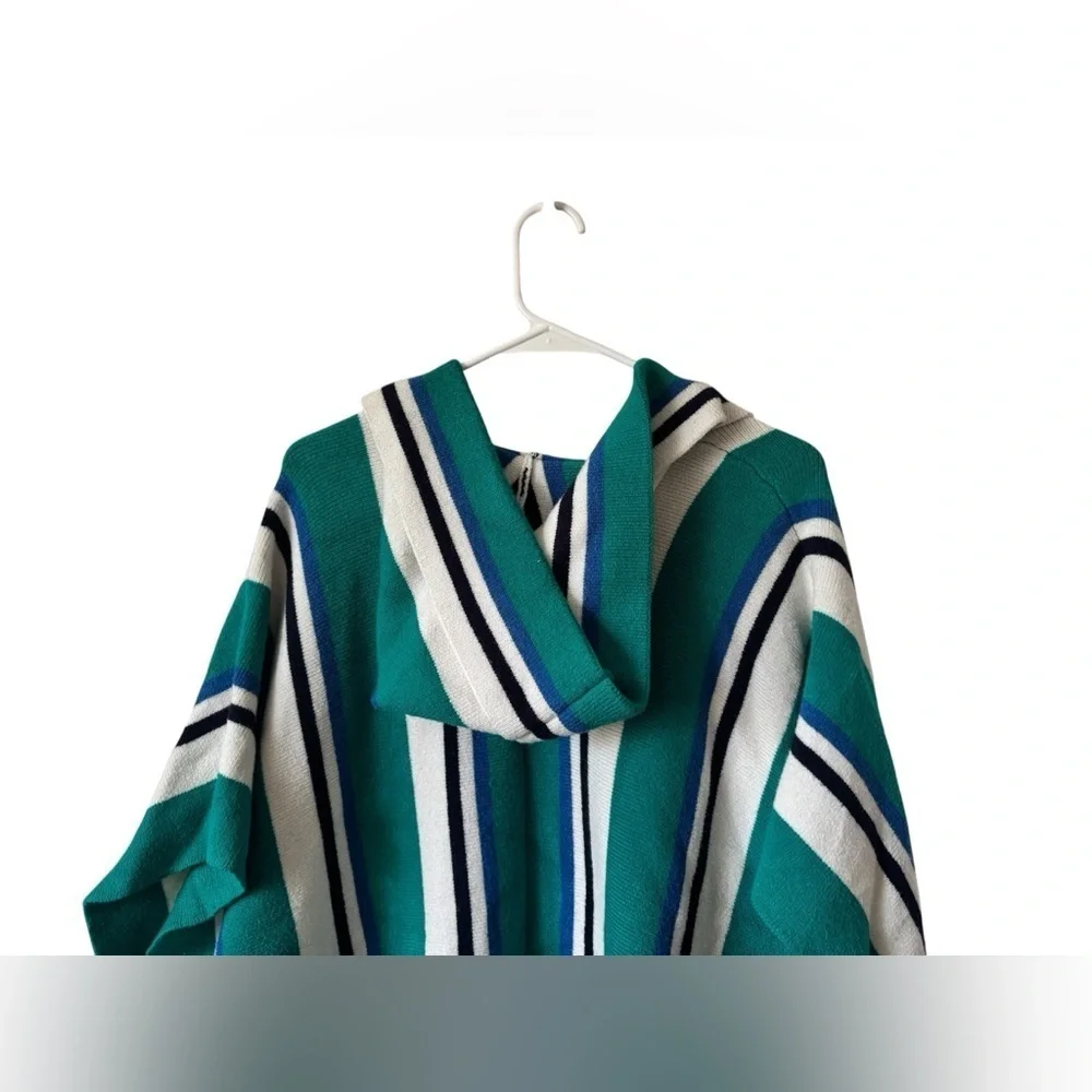 Free People All I Need Striped Hooded Poncho | One Size